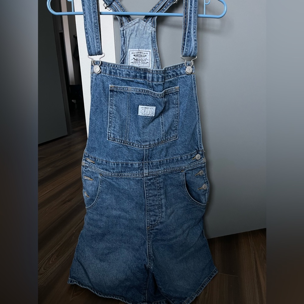 Levi overall shorts